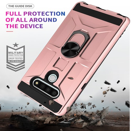 Coque téléphone pour LG Stylo 6 béquille antichoc + écran en verre trempé - Photo 44 sur 52