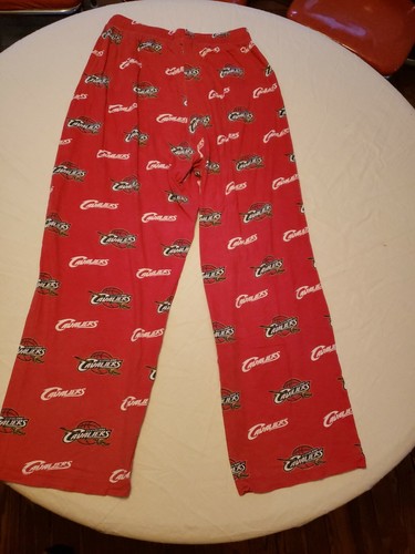 Vtg NBA Brand Cleveland Cavaliers Pajama Lounge Pants Basketball Small Mens - Picture 5 of 5