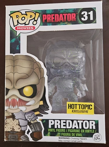 Funko Pop! Movies Predator (Cloaked, Bloody) #31, Hot Topic Exclusive, Unopened