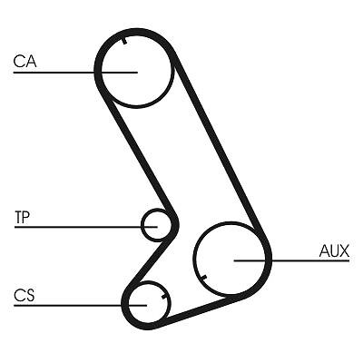 Continental Ctam CT773K1 Zahnriemensatz FüR Honda Rover-image