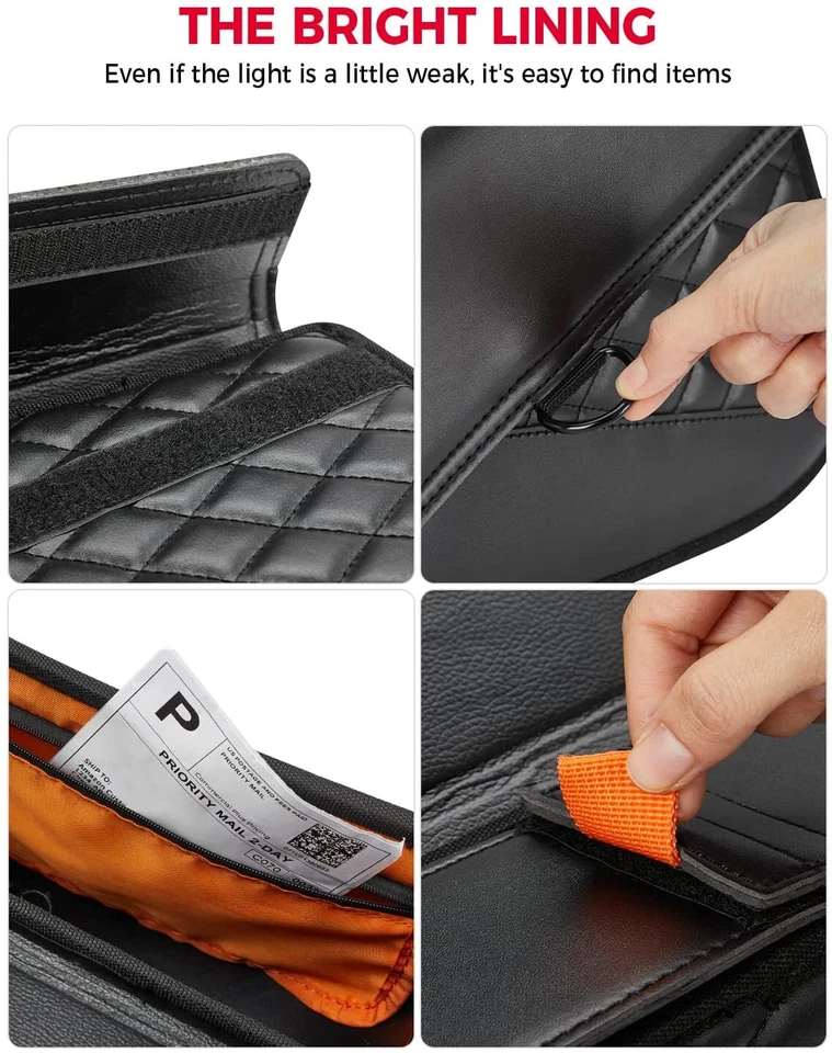 Синтетическая кожа мотоцикла Swingarm сумка инструмент сумка для Softail Sportster Dyna - Изображение 4 из 4