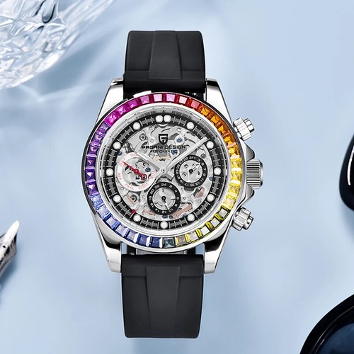 Pagani Design Top Luxusmarke Mechanische Automatische Uhr Männer Keramik Lünette - Bild 4 von 15
