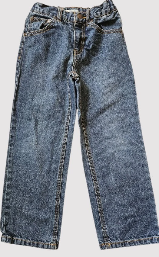 * TOUGHSKINS Relaxed Fit Bootcut Denim Jeans Boys Size 6 Adjustable Waist - Image 4 of 4