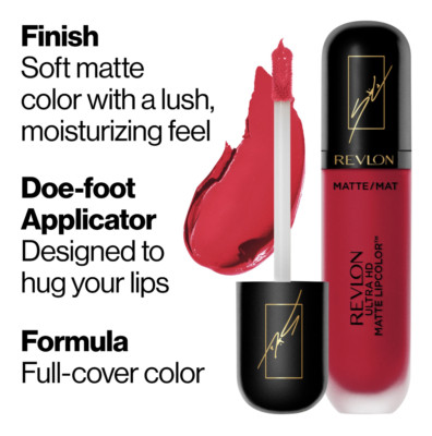 Revlon x Sofia Carson Ultra HD Matte Lipcolor Moisturizing Lipstick 