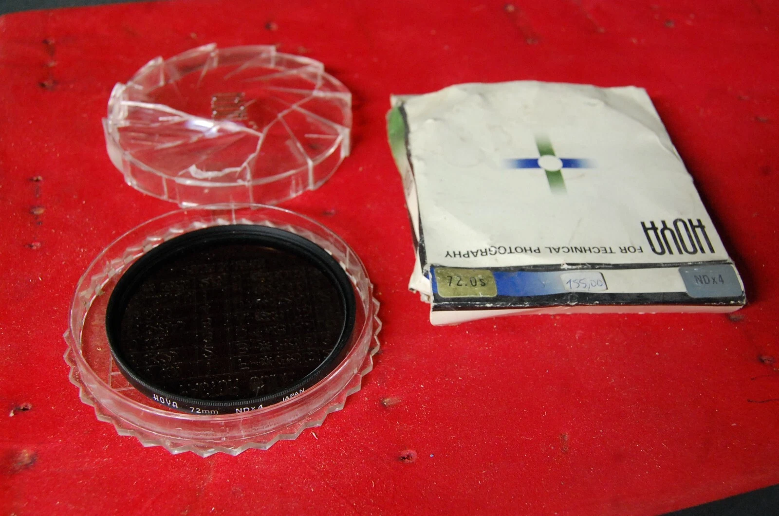 HOYA 72mm NDX4 filter new
