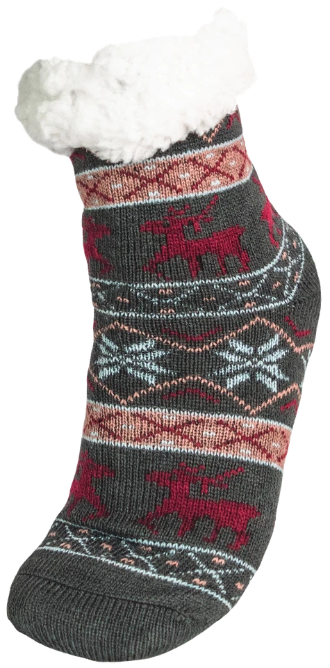 Calcetines Antideslizantes de Invierno Navidad Acogedores Cálidos Cómodos Suaves Nuevos Niña Mujeres Hombres Talla Única AHORA Foto 3 de 4