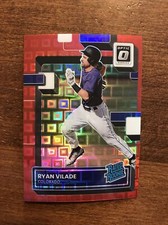 Ryan Vilade 2022 Optic Rated Rookie Red Pandora Prizm #64 Rockies Reds /99 RC