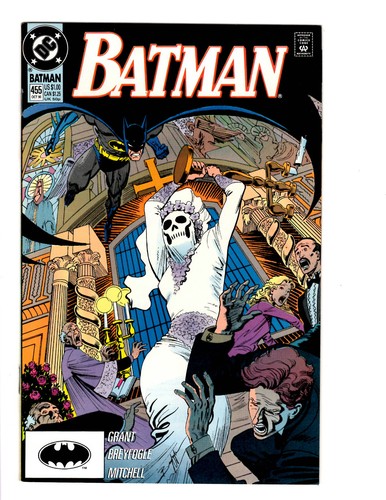 BATMAN #455 - OCTOBER 1990 - HIGH GRADE - VF/NM - COPPER AGE DC COMICS CLASSIC