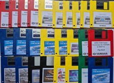 Joblot di Floppy Disk Stili Collezione per Tastiera Yamaha PSR 9000 
