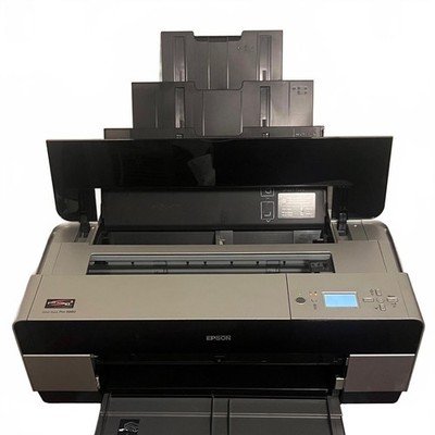 Epson Stylus Pro 3880 Inkjet Printer FOR PARTS NO INK POWERS ON W/ ORIGINAL BOX