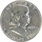 1955 Franklin Silver Half Dollar AU Uncertified #249
