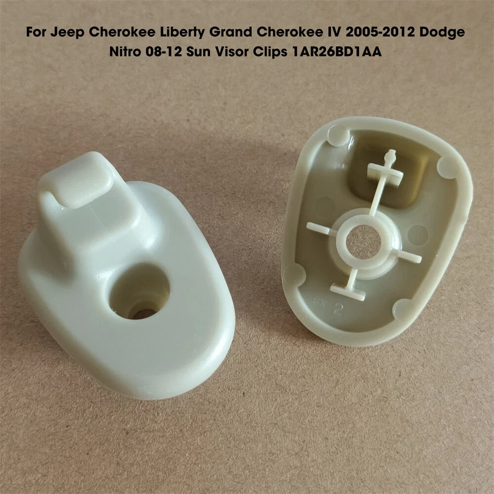 2 фиксатора солнцезащитных козырьков 1AR26BD1AA_1AR26DW1AA для Jeep Liberty и Dodge Nitro - Изображение 4 из 4