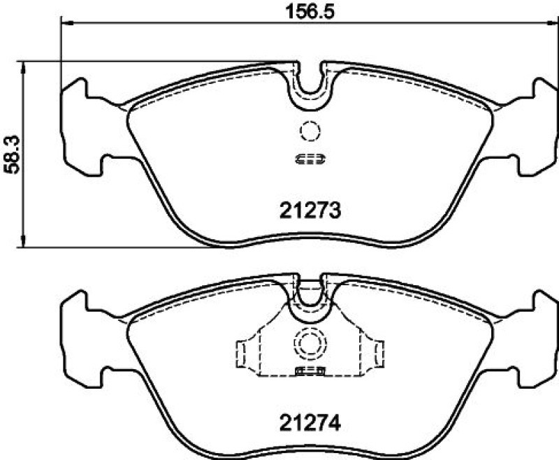 Plaquettes de freins avants Volvo 850 anti vibration et suppression des sifflements au freinage