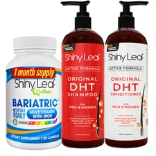Bariatric Multivitamin with Iron With DHT Original Shampoo & Conditioner Bundle