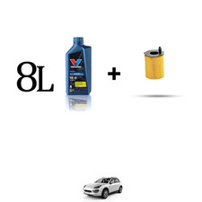 Kit filtro olio e 8L per Porsche Cayenne II (958) 3.0 v6 Diesel 184Kw dal 2014