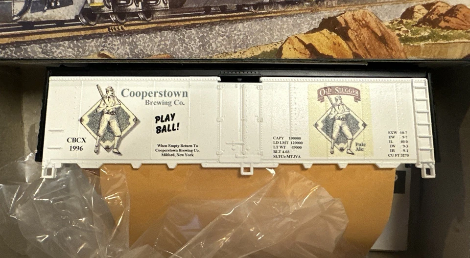 Athearn HO Scale Cooperstown Brewing Company 40' Reefer Car Kit #1996 - Image 2 of 3