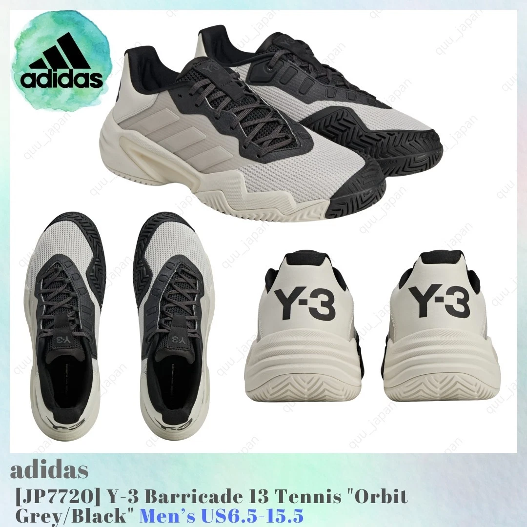 Adidas Y-3 Barricade 13 Orbit Grey Black for sale | eBay