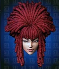 Typhoid Mary 80's Daredevil 1:12 scale custom unpainted Head 6" Action Figure