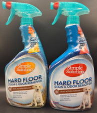 Simple Solution Hard Floor Stain  Odor Remover 2 Pack of 32 Ounce Spray NEW