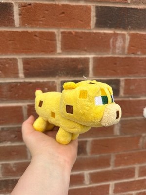 Minecraft Ozelot Katze Stofftier gelb Plüsch Mojang 2014 offizieller Gamer Merch