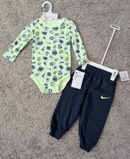 NWT NIKE Boys Size 9 Months Athletic Shirt Joggers Pants 2pc. Outfit