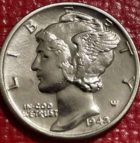 Silver MERCURY DIME 90% Silver Higher Grade US Mint Coin Dates Will Vary