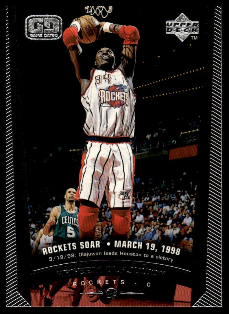 1998-99 Upper Deck Hakeem Olajuwon #59 🔥 Houston Rockets