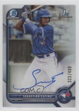 2022 Bowman Chrome Prospect Refractor 323/499 Sebastian Espino #CPA-SE Auto 1fl9
