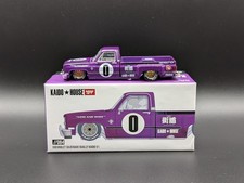 1:64 MINI GT Kaido House Chevrolet Silverado Dually Kaido V1 Purple 084