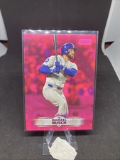 2025 Topps Stadium Club Michael Busch Pink - Cubs