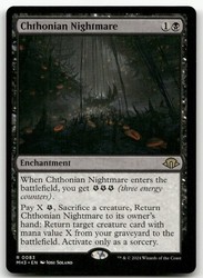 Chthonian Nightmare #83 Rare Modern Horizons 3 MTG