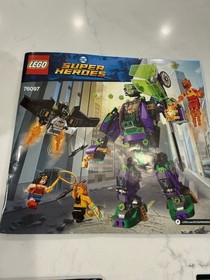Lego Marvel And DC Lot 8 Sets Incomplete 76097 70911 76101 76059 76077 76048