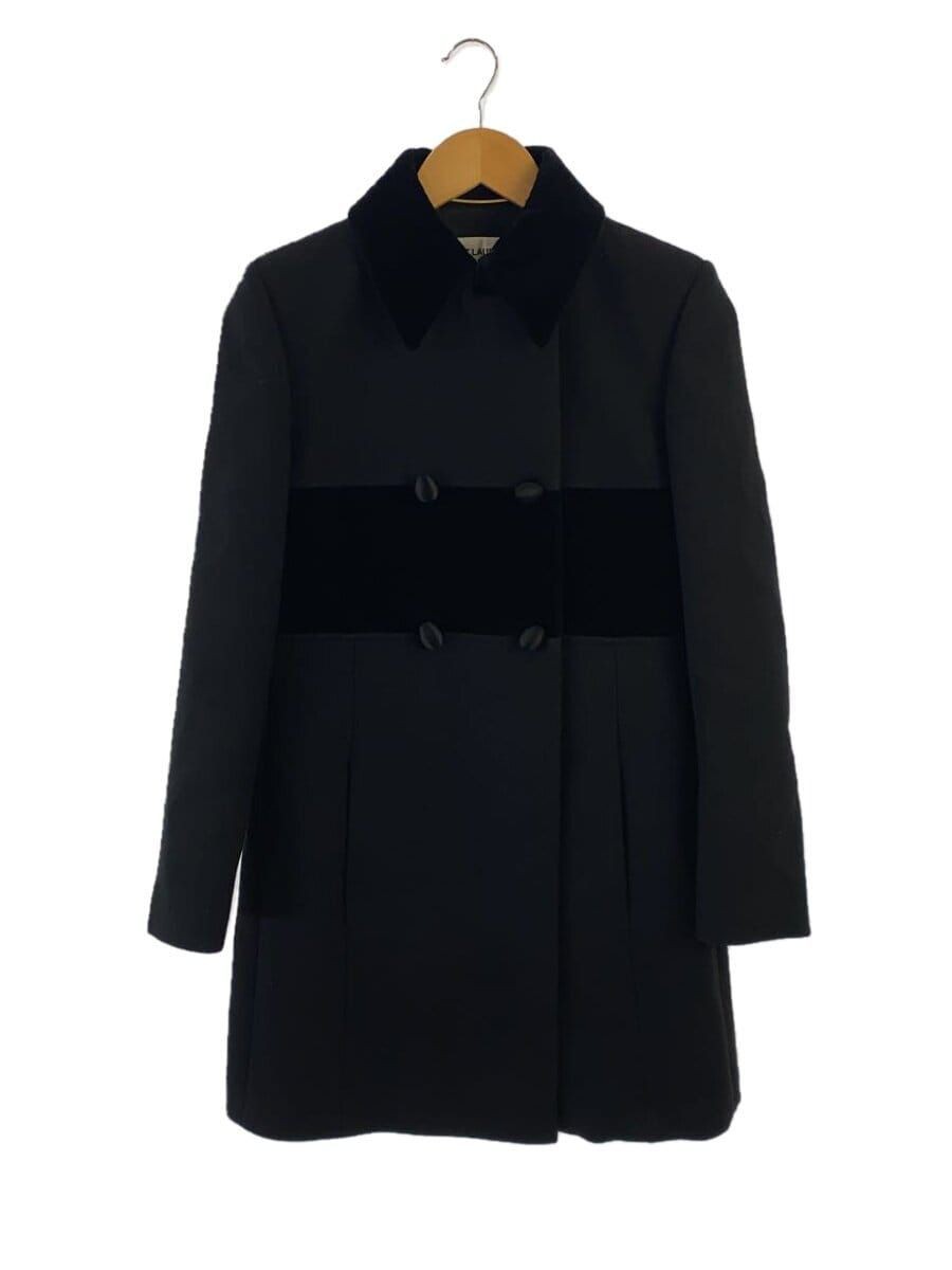 SAINT LAURENT altro cappotto lana BLK 440775