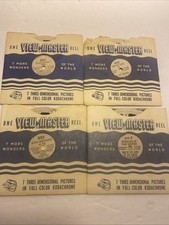 View-Master Lot of 4 Vintage Reels of Cartoons