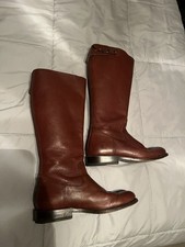 FRYE JAYDEN BUCKLE OVER REAR ZIP TALL RIDING BOOTS SIZE 7