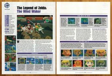 2001 Legend of Zelda Wind Waker Gamecube PREVIEW Print Ad/Poster Authentic Art