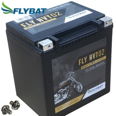 Batterie für Harley FLHTCUI 1340 EFI E-Glide Ult 97 FlyBat HVT02 AGM geschlossen