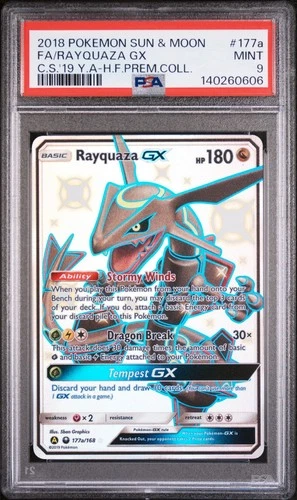 Rayquaza GX 177A/168 Alternate Art Holo PSA 9