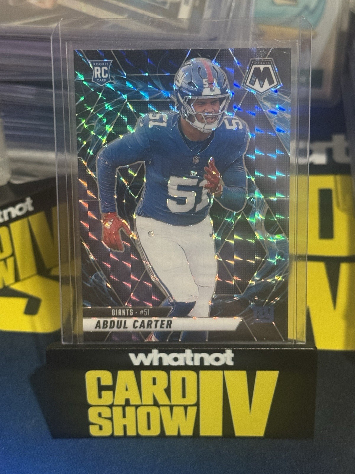 Abdul Carter - MOSAIC GENESIS CASE HIT - SSP Rookie Card No. 317 - 2025