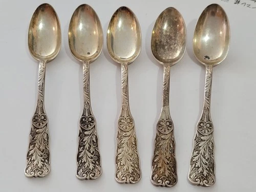 Gorham St. Cloud Sterling Teaspoon 5 Pieces