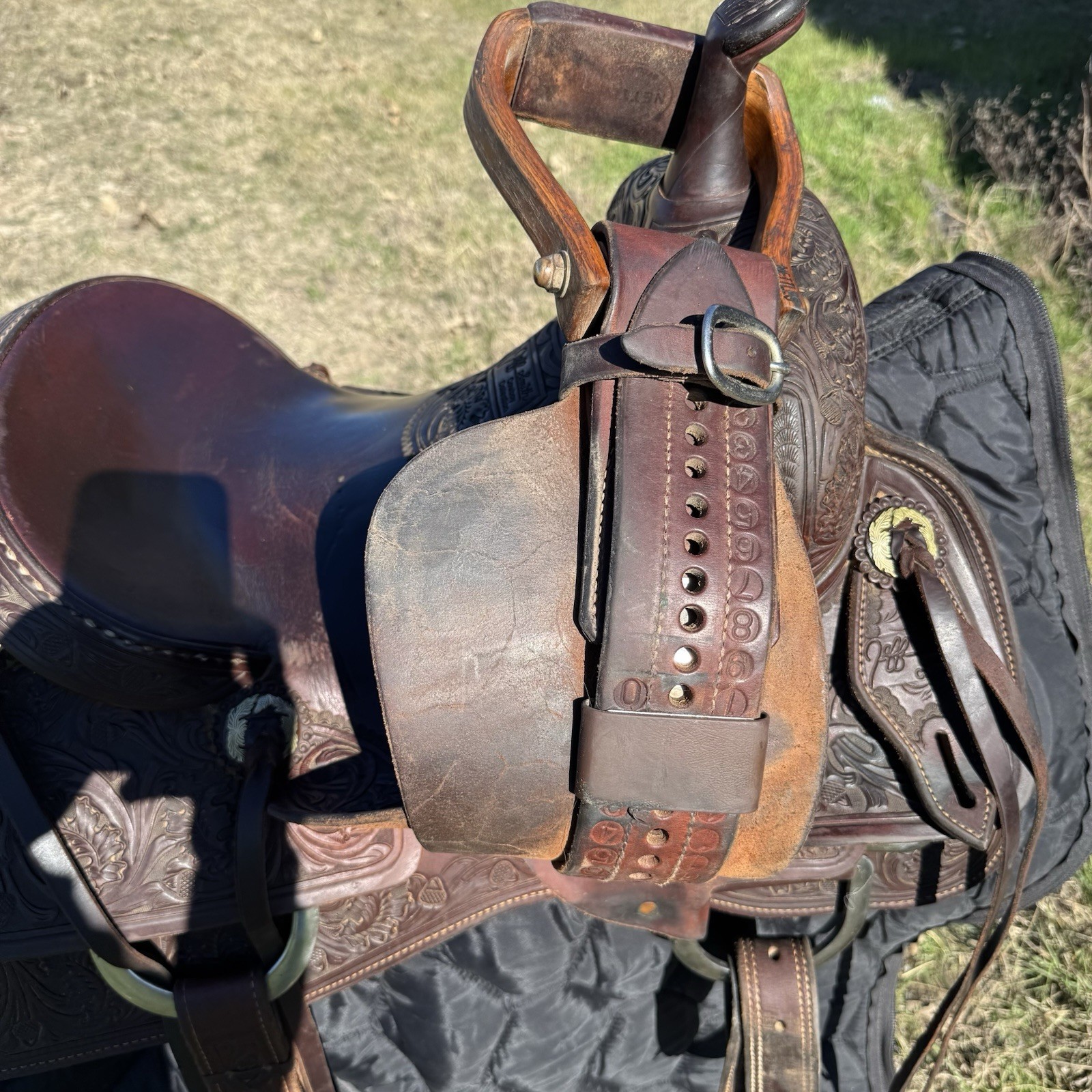 14” Jeff Smith Collection Cutting/Ranch/Versatility Saddle, Nettles Stirrups
