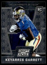 2016 Panini Prizm Collegiate Draft Picks Keyarris Garrett Rookie Tulsa Golden