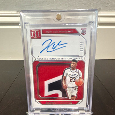 Panini National Treasures Collegiate Jarrett Culver Texas Tech Auto Patch /25