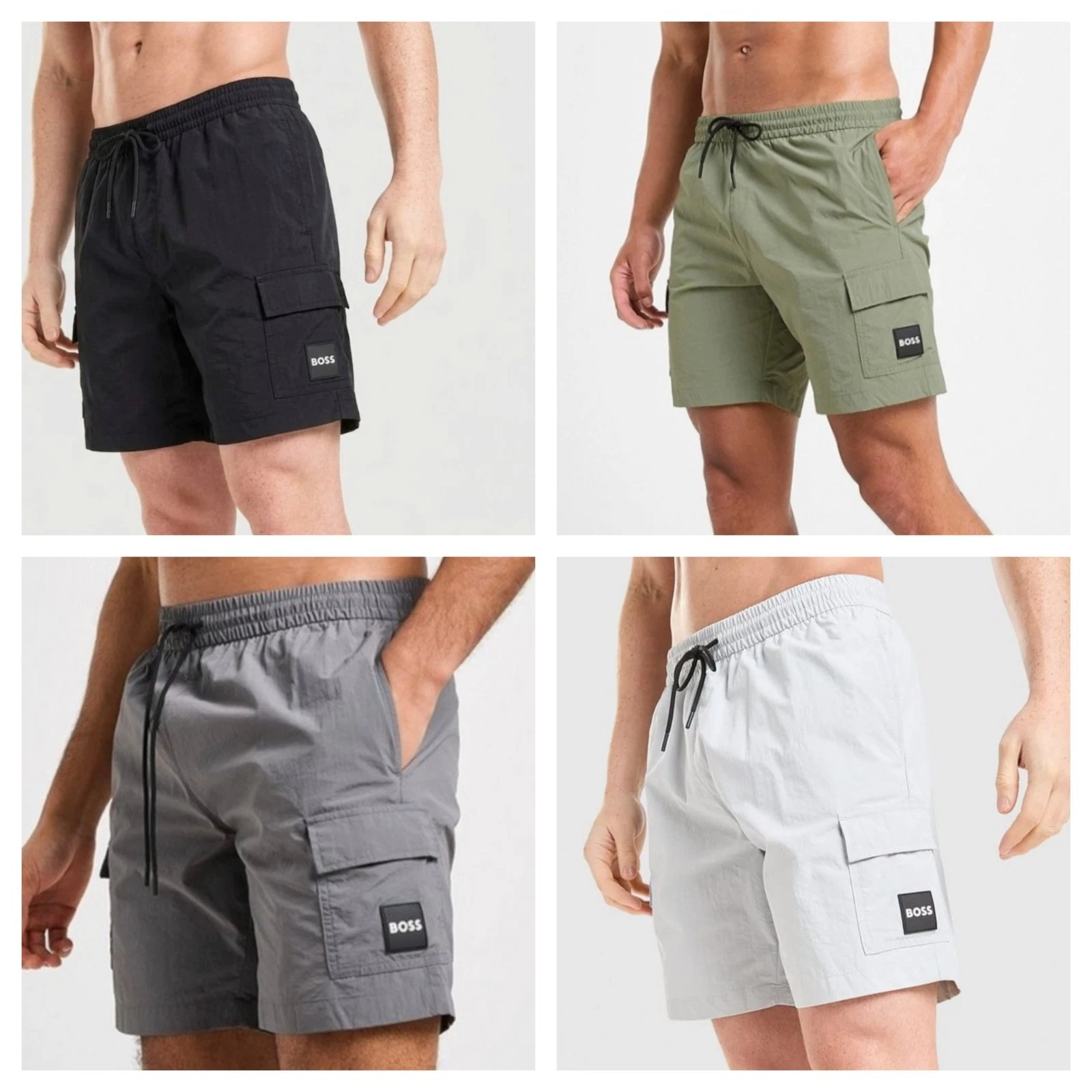 HUGO BOSS BADGE CARG0 SWIM SHORTS LIMITED STOCK 4 COLOURS ALL SIZES S RRP £75
Opens in a new window