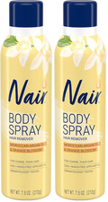 Nair Hair Remover Body Spray, Arm, Leg and Bikini Hair Removal Spray, 7.5 Oz Can