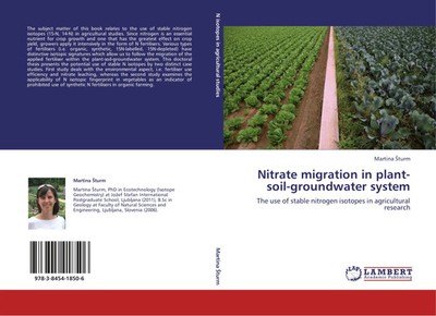 Martina ¿Turm | Nitrate migration in plant-soil-groundwater system | Taschenbuch
