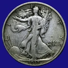 1917 WALKING LIBERTY SILVER HALF DOLLAR ~ EXTREMELY FINE ~ NICE & ORIGINAL COLOR