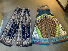 Women  s Palazzo Pants M  Colorful