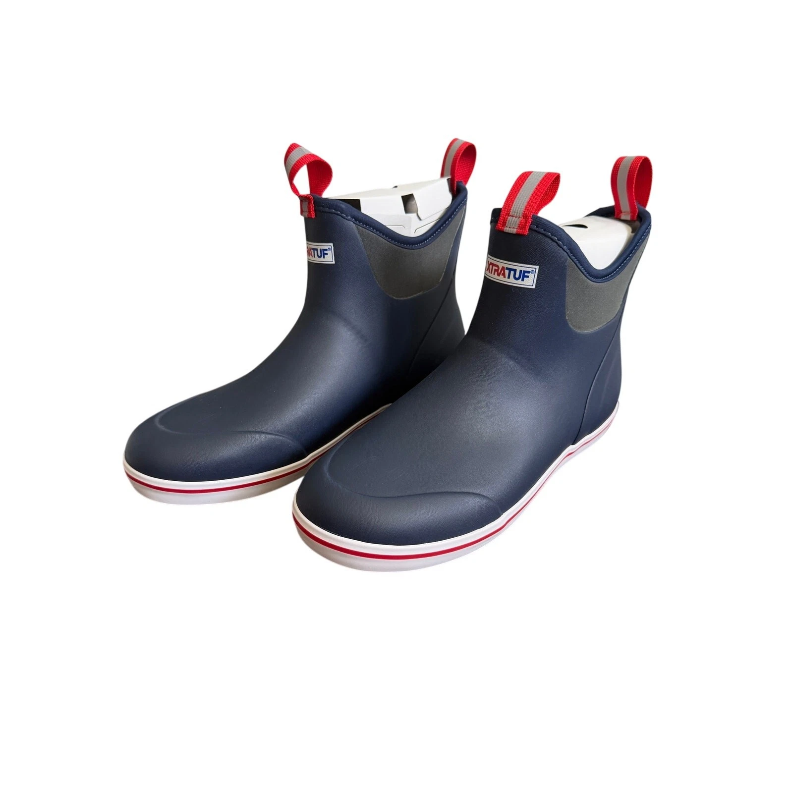 XTRATUF Men’s Ankle Deck Boots Blue Waterproof Fishing Boots Size 12 M12