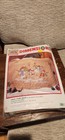 1999 Dimensions Stamped Cross Stitch Kit Snow Folk Quilt 43”x 34” Christmas NEW